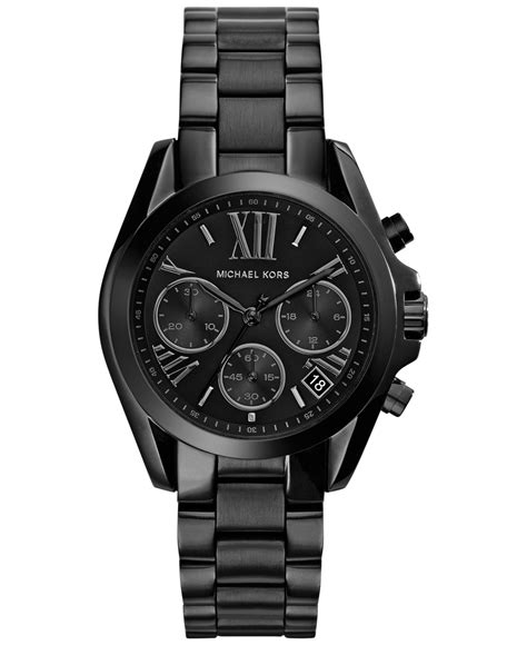 michael kors watches bradshaw black|michael kors bradshaw chronograph.